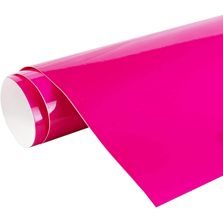 Silhouette Glossy Permanent Vinyl (9 x 10' Roll, Red)