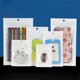 thumbnail image 1 of Bolsa de perlas blancas, bolsa transparente con forma de hueso Yin-Yang, bolsa de plástico autosellante, funda para teléfono, cable de datos, bolsa para empaquetar joyas, 1 of 4