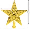 thumbnail image 1 of Árbol de Navidad con estrellas brillantes para colgar, decoración de Navidad, adorno para el hogar, suministros de Año Nuevo, regalo, 1 ud., 1 of 4