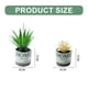 thumbnail image 2 of 2 uds simulación suculentas bonsái adornos creativos plantas artificiales en maceta flores falsas plantas verdes, 2 of 6