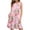 Pink, variant on Holloyiver Summer Dresses for Women 2023 Trendy Floral Print T-shirt Vest Beach Dress Sleeveless Pocket Loose Boho Round Neck Mid Length Sun Dress Pink