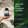 thumbnail image 4 of NatureBell Omega-3 Fish Oil 3000mg, Joint Brain & Heart Health Support, With EPA & DHA, No Fishy Aftertaste, Non-GMO Mercury-Free Formula, Lemon Flavor, 240 Softgels (Servings: 80), 4 of 8
