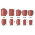 thumbnail image 3 of 576pcs Short Press on Nails Round Square Fake Nails Full Cover Glossy Gel Press on Nails Short Artificial Fingernail False Acrylic Presson Tips 24 Colors for Girls Women, 3 of 10