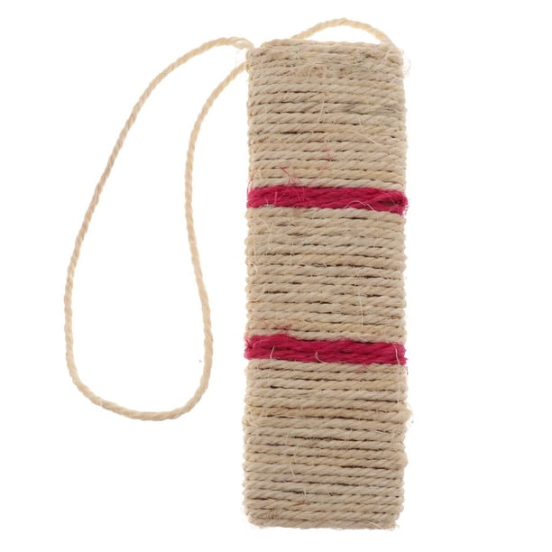 Productos para mascotas Juguete para gatos y gatitos Poste rascador colgante Tabla rascadora de sisal Pequeña