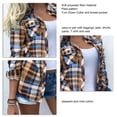 thumbnail image 2 of Túnica A Cuadros Para Mujer Camisas A Cuadros Para Mujer Camisas A Cuadros Para Mujer Camisa A Cuadros Para Mujer Patrón A Cuadros Informal Bolsillo En El Pecho Colores ANGGREK Ropa, 2 of 4