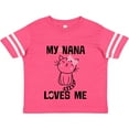 thumbnail image 3 of Inktastic My Nana Loves Me Girls Girls Toddler T-Shirt, 3 of 5