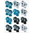 thumbnail image 2 of 13G Jerseys de football Carolina'''panthers'''men Jersey 59 Luke''kuechly 22 Christian McCaffrey 2 DJ Moore 8 Jaycee Horn, 2 of 5