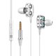 thumbnail image 4 of Tholdsy Auricular con cable Interfaz de 3,5 mm Altavoz dual dinámico Tapón de oreja de silicona Juego ergonómico Auriculares intrauditivos con Cables de audio/vídeo Blanco, 4 of 6