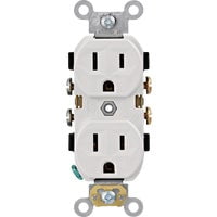 1PC Leviton 15A Commercial Duplex Outlet