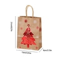 thumbnail image 3 of Darzheoy Christmas Kraft Gift Bags, Holiday Paper Gift Bags, Small Christmas Gift Bags with Handles, for Christmas Holidays Party Favors and Presents, 3 of 6