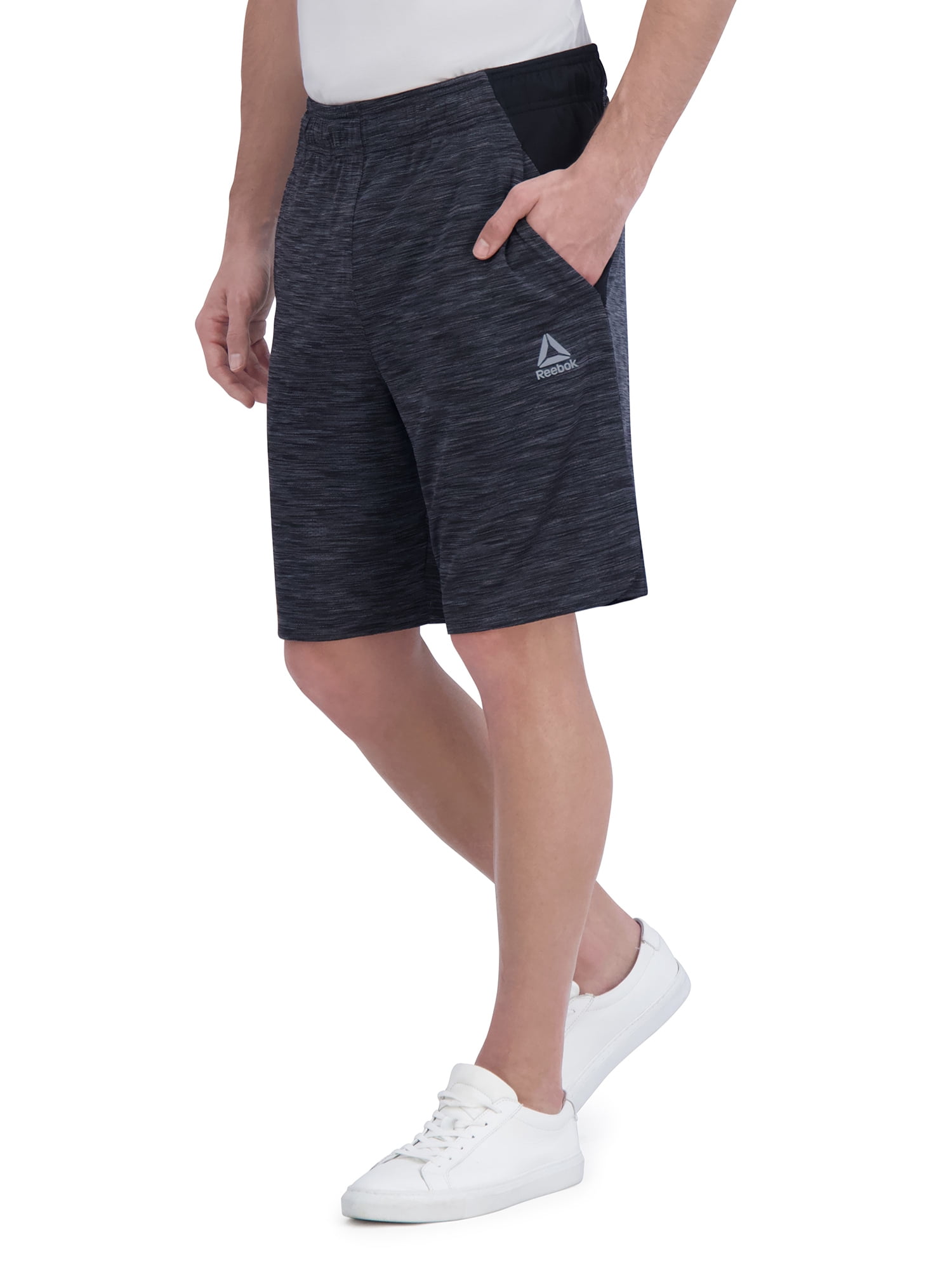 Reebok Men's and Big Men's Knit Training 9" Inseam Shorts, up to Size 3XL