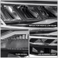 thumbnail image 6 of DNA Motoring Passenger Right Side Headlight for 19-23 Volkswagen Jetta, Black/Amber, 6 of 8