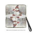 thumbnail image 6 of Jeiento Xmas Wristlet Wallet for Women Christmas RFID Blocking Credit Card Holder for Women Cute Snowman Slim Thin Leather Ladies Purse Clutch Card Holder Wallets with Card Slots Gifts for Her, 6 of 7