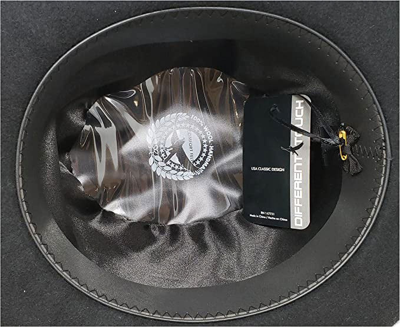 Different Touch Men 100% Wool Felt Top Hats Victorian Style Mad Hatter Tall