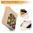 thumbnail image 4 of Colorful Of Circles Napkin Holder for Table Clear Napkin Stand Paper Holder Acrylic Organizer Dispenser Napkins for Dinner Kitchen Restaurant Room, 4 of 8