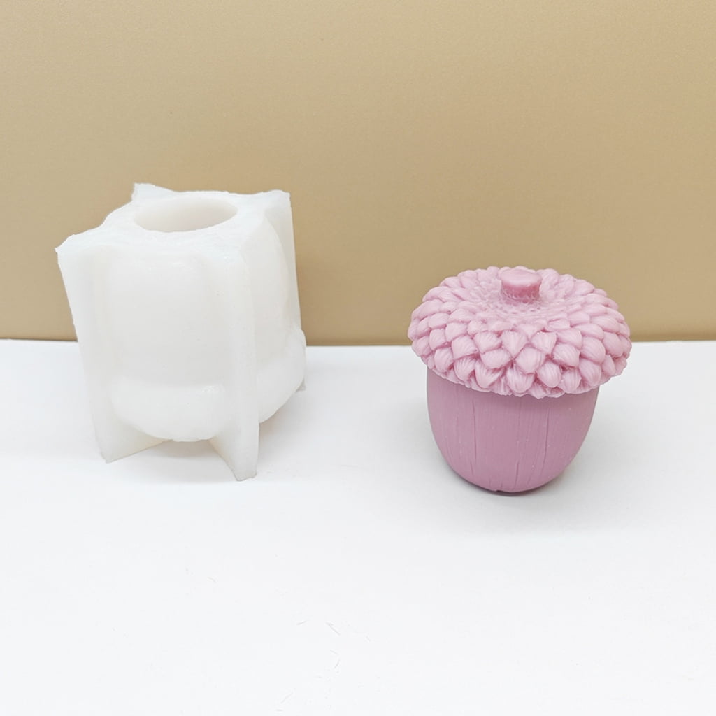 Geemin Silicone Mould Pinecone Casting Mould Handmade Candle Molds Epoxy Resin Molds