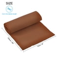 thumbnail image 2 of Uxcell Elastic Cuffs Ribbed Trims Cotton Fabric Knit Rib Stretch Tape Cuff Sleeve Waistband for Sewing Light Brown 39"x6", 2 of 5