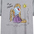 thumbnail image 3 of Frozen - Olaf Presents - Olaf Tangled - Women's Oversized T-Shirt, 3 of 5