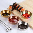 thumbnail image 6 of High Quality Multipurpose Stainless Steel Tableware Sauce Dishes Household Small Bowl Sauce Plate Food Snack Dish Seasoning Dish SILVER 1PC, 6 of 8