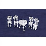Town Square Miniatures White Patio Set