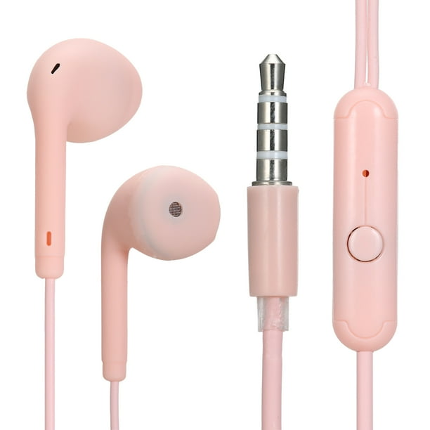 U19 3.5mm Wired Headphones InEar Headset Macaron Color Music Earphone