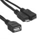 thumbnail image 1 of a2g Micro USB Host OTG Cable with Micro USB Power for Samsung i9500 L4x i9100 i9300 i9220 i9250, 1 of 3