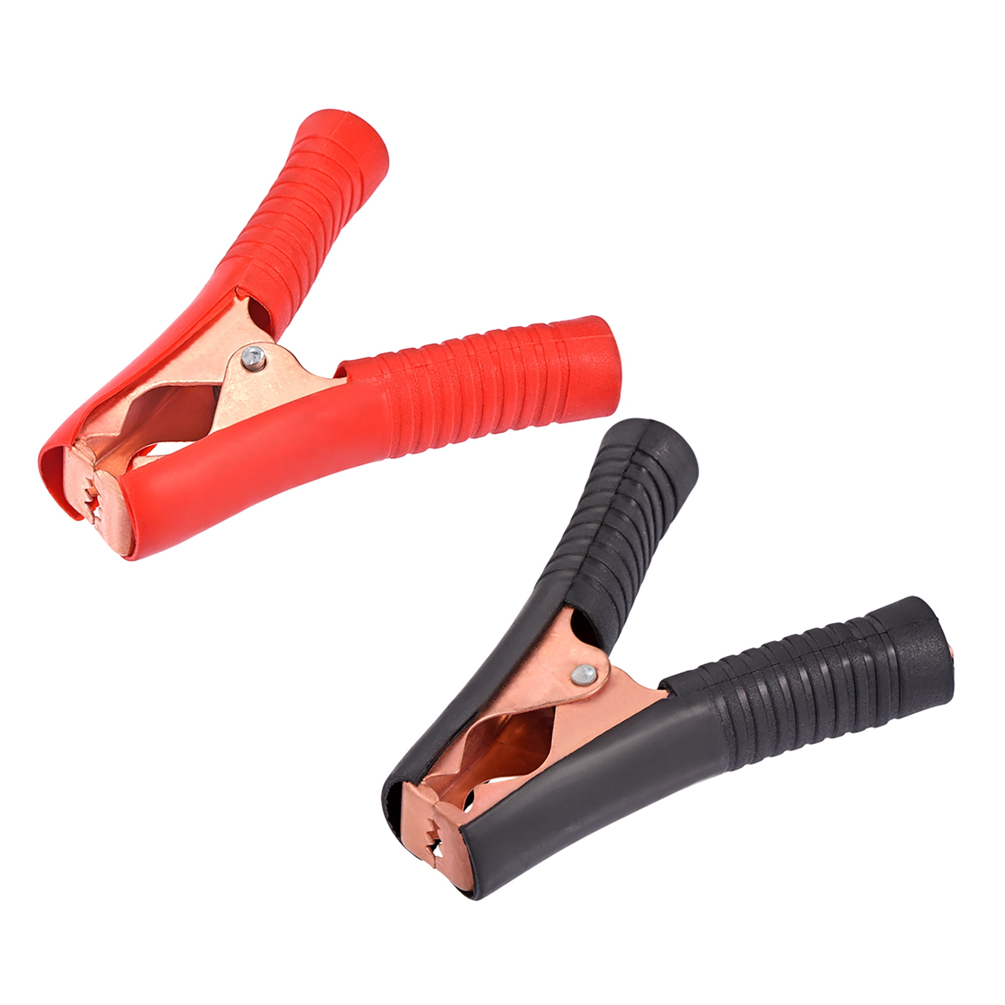 2Pcs Copper Plated Alligator Battery Charger Clips Test Clamps For Jump Starter 