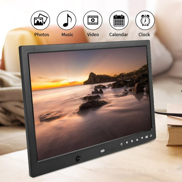 Movie Photo Frame,13'' Portable 1080P HD Electric Photo Frame Digital Photo Frame High-End Performance