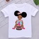 thumbnail image 4 of Camiseta de algodón con números para niñas, ropa para niños, de manga corta, con diseño de tambores kawaii, color negro, para cumpleaños 2, 3, 4 y 5, 4 of 4