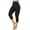 Capri Black, variant on Capri Leggings for Women with Pockets, Extra Buttery Soft for Casual, Yoga, Fitness wear, High Waist, Milky Blue XS - M
