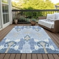 thumbnail image 6 of Addison Rugs Chantille Indoor/Outdoor Transitional Ikat Sky Washable Rectangle Rug, 3' x 5', 6 of 6