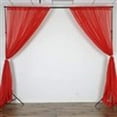 thumbnail image 4 of AK TRADING CO. 120" Wide (10Ft Wide) Sheer Voile Drape Panels for Backdrop, Wedding Events, Ceiling Drapes, Event Masking, Decor - Select from 6ft to 50ft Length. (10 feet x 18 feet, Red), 4 of 6