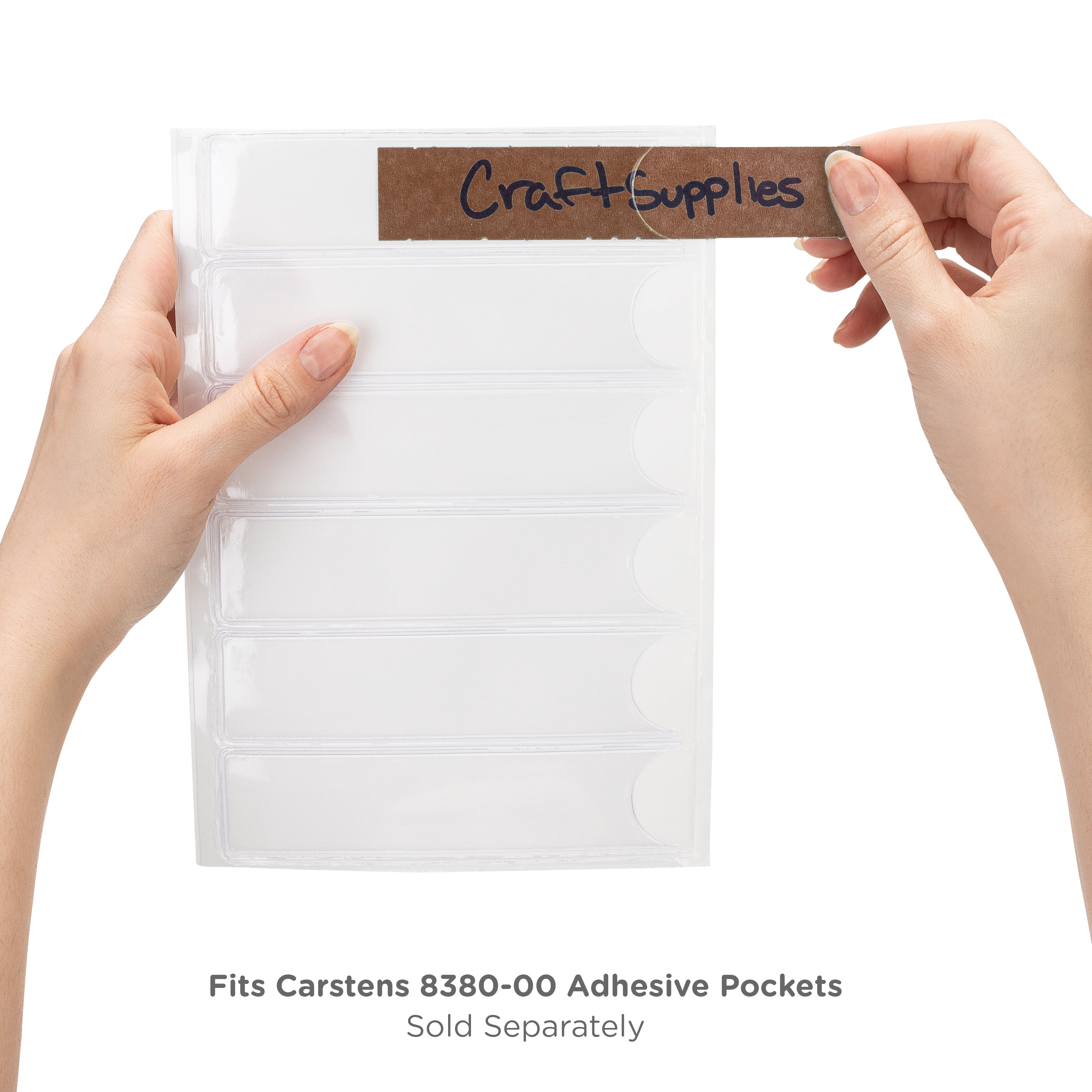 Carstens - Brown 1 Inch Binder Spine Insert Cards, 5.25 x .6875 Inch, Pack of 100 (8390 Series) - Ideal for 1 Inch Spine Insert Adhesive Pockets