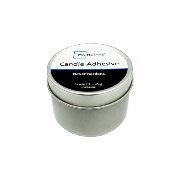 Mainstays Candle Adhesive, 2.3 oz, Unscented, off-White