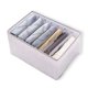 thumbnail image 1 of Guardarropa ropa divisora ​​canasta plegable armario cajón insertar caja sujetador ropa interior jeans organizador dormitorio interior uso grande AweSitey HA028155-01, 1 of 7