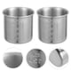 thumbnail image 3 of Taza medidora de arroz, tazas medidoras de acero inoxidable, tazas medidoras duraderas, taza medidora para hornear, 2 uds., 3 of 4