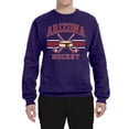 thumbnail image 2 of Wild Bobby City of Arizona Hockey Fantasy Fan Sports Unisex Crewneck Sweatshirt, Purple, Small, 2 of 5