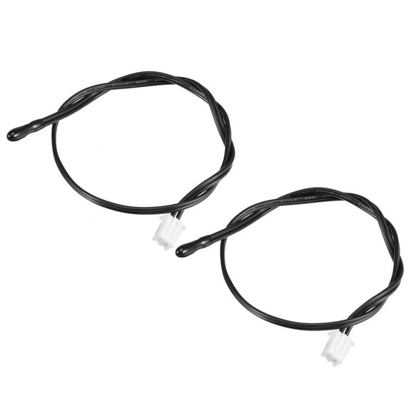 2pcs 10K Temperature Sensor Probe NTC Thermal Sensor Probe 30cm Digital Thermometer Extension Cable