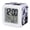 Purple,Lilac,Periwinkle,Charcoal, variant on Halloween Digital Alarm Clock for Bedrooms,Smart LED Alarm Clock with 7 Color Changing Night Light,Black Ghost Bats Witch Silhouette Horror Plaid Gray Silent Wake Up Clocks for Sleep Study 3.2"x3.2"