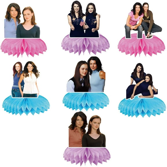 Gilmore Girls Honeycomb Centerpieces Table Toppers Decorations for Birthday Party Decor Supplies