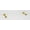 Polished Brass, variant on Alno A7220-24 Contemporary Acrylic 24" Wide Clear Bathroom Towel Bar - Nickel