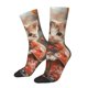 thumbnail image 1 of Balery Adorable Kitten In Kimono Calcetas Largas con Estampado para Hombre y Mujer – Suaves y Transpirables, Talla Única (US 5-11), 1 of 6