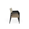 thumbnail image 2 of Pemberly Row Waiting Reception 3 Seat Tandem Seating Wood Frame in Brown, 2 of 5