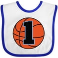 thumbnail image 3 of Inktastic Basketball 1st Birthday 1 Year Old Boys Baby Bib, 3 of 4