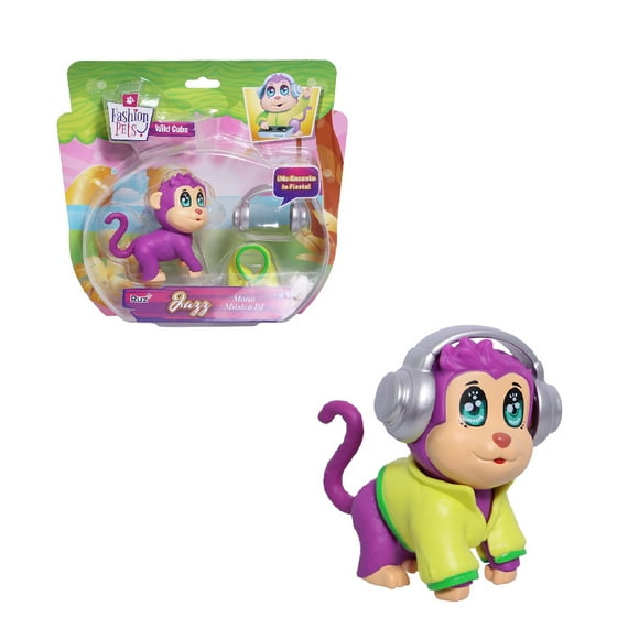 Mini Figura Fashion Pets - Monkey DJ