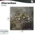 thumbnail image 4 of Stupell Industries Cottage Rustic Basket with Flowers Canvas Art, 17 x 17, by Lazar Studio, 4 of 8
