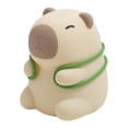 thumbnail image 1 of Luz nocturna de silicona de capibara de dibujos animados, lindo regalo de lámpara, lámpara de noche de sueño recargable por USB para bebés y niños, 1 of 9