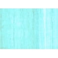 thumbnail image 1 of Ahgly Company Indoor Rectangle Solid Light Blue Modern Area Rugs, 3' x 5', 1 of 4