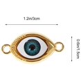 thumbnail image 5 of 40pcs forma de ojo encantos colgantes para collar pulsera pendiente de joyería, 5 of 5