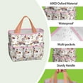 thumbnail image 4 of Garden Tool Bag,Pioneer Flower Floral Print Pattern Garden Tool Organizer,Garden Gifts,Waterproof Multi-Pocket Garden Tool Storage 11.8x5.5x11.4 Inch(Tools NOT Included), 4 of 6